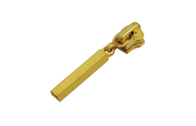 노란 3# 금관 악기 금속 자동 자물쇠 36.5mm를 가진 뒤집을 수 있는 지퍼 슬라이더
