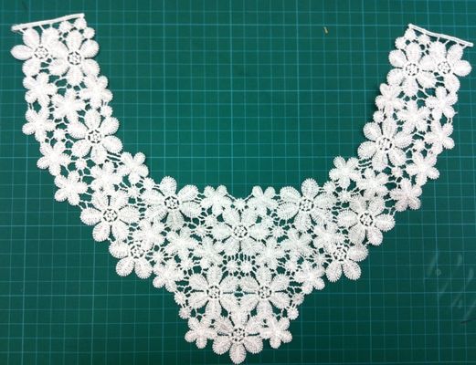 옷을 위한 면 고리 의류 주제 35cm x 25cm의 분리가능한 레이스 고리