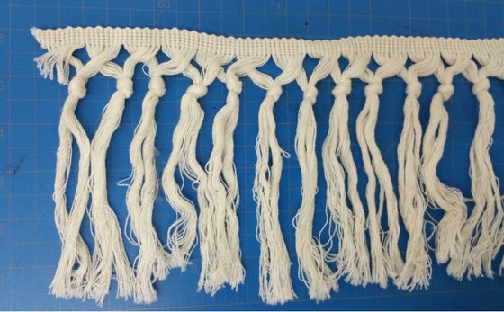 장식적인 레이스 손질을 까만/백색 11cm 꽃 본 부드러움 테를 두루십시오